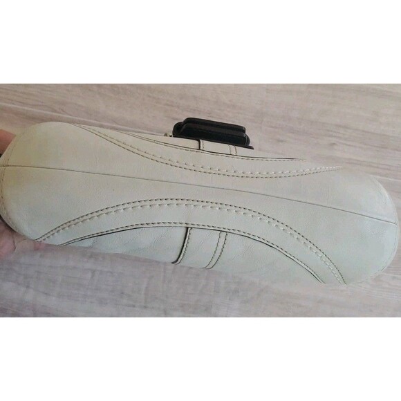 Coach F10909 Winter White Dk Brown Soho Leather Shoulder Bag & Wallet Set 2007 - Picture 6 of 16